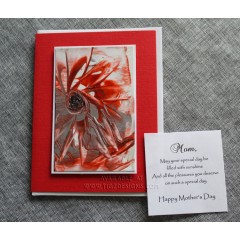 Encaustic Elements - Mothers Day Greeting Card - #21-28